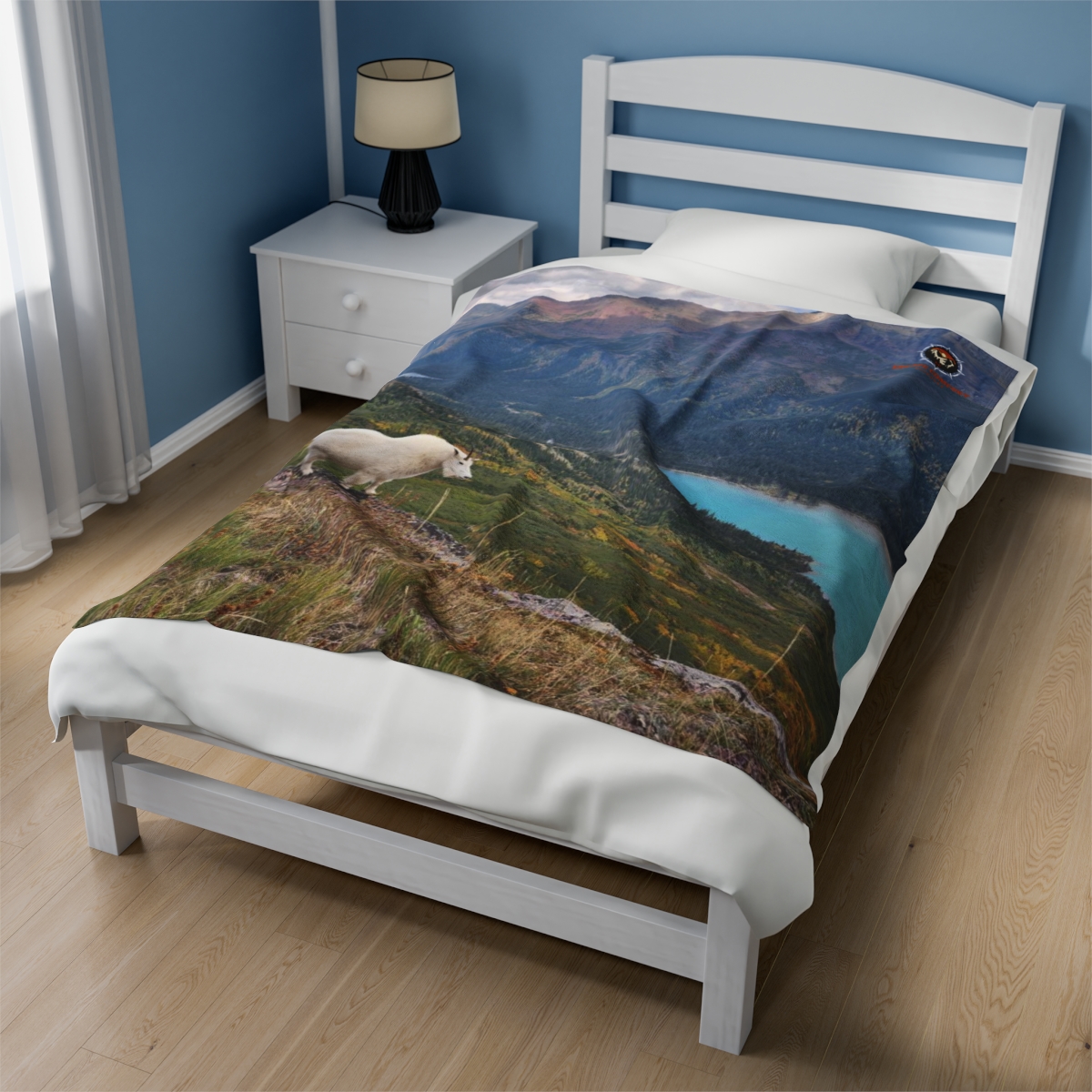 "George" Glacier NP Plush Blanket - Image 3