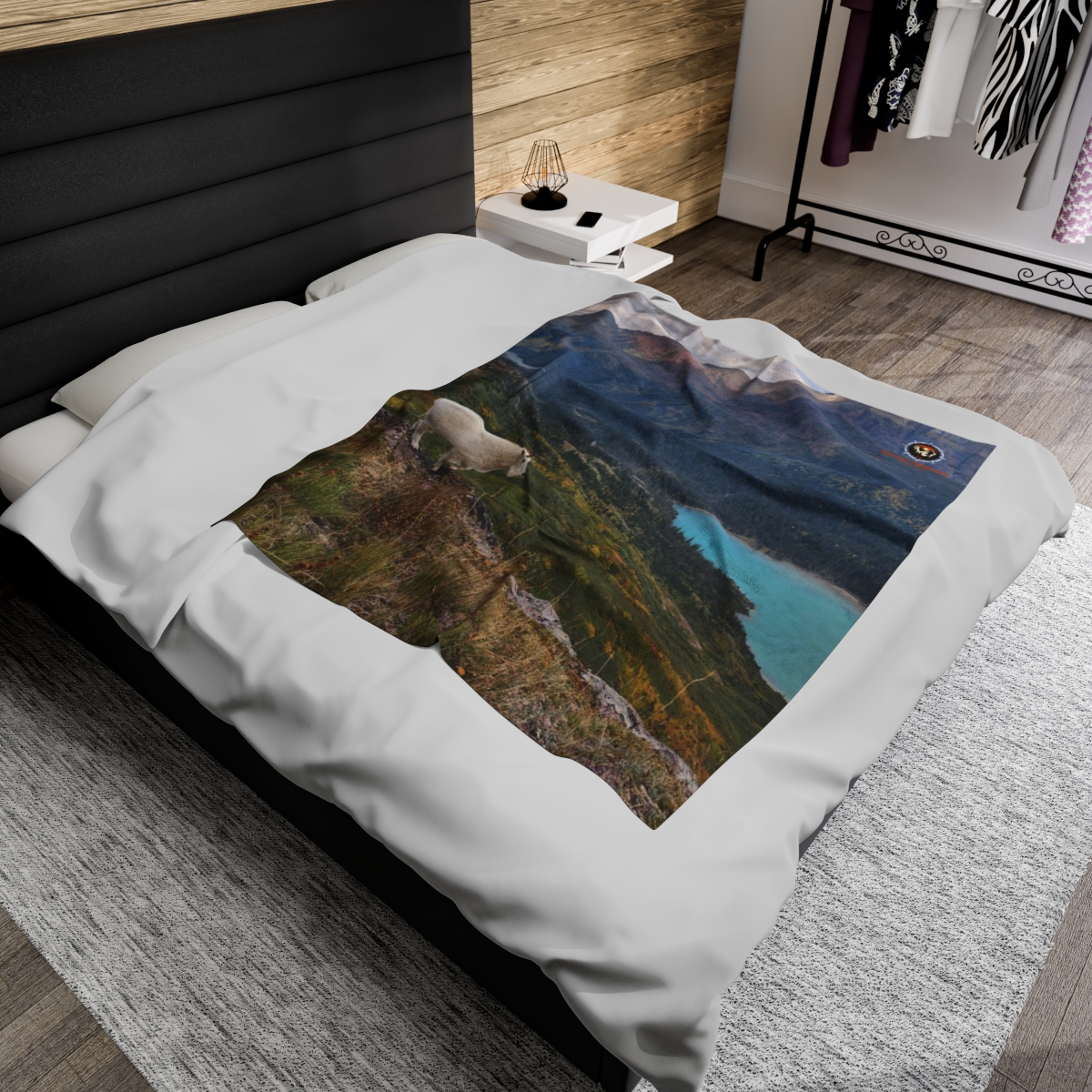 "George" Glacier NP Plush Blanket - Image 4