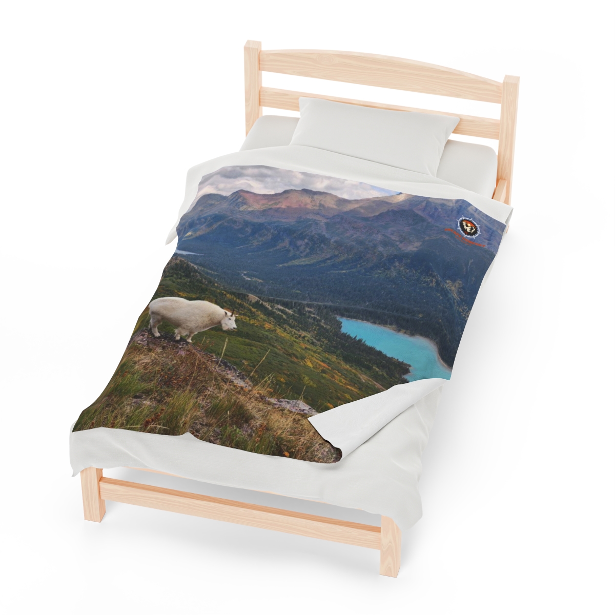 "George" Glacier NP Plush Blanket - Image 5