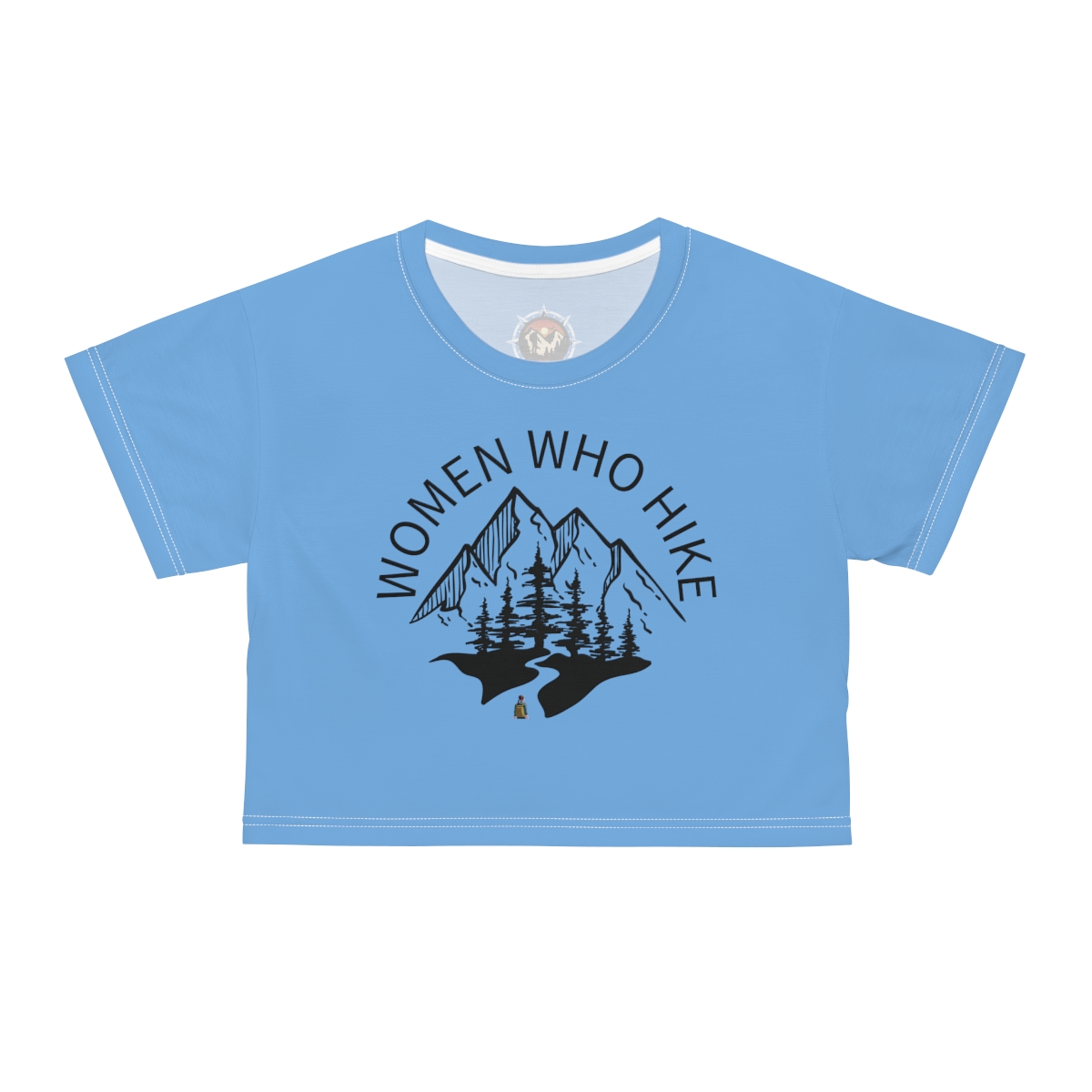 Women Who Hike Crop Tee - Image 5
