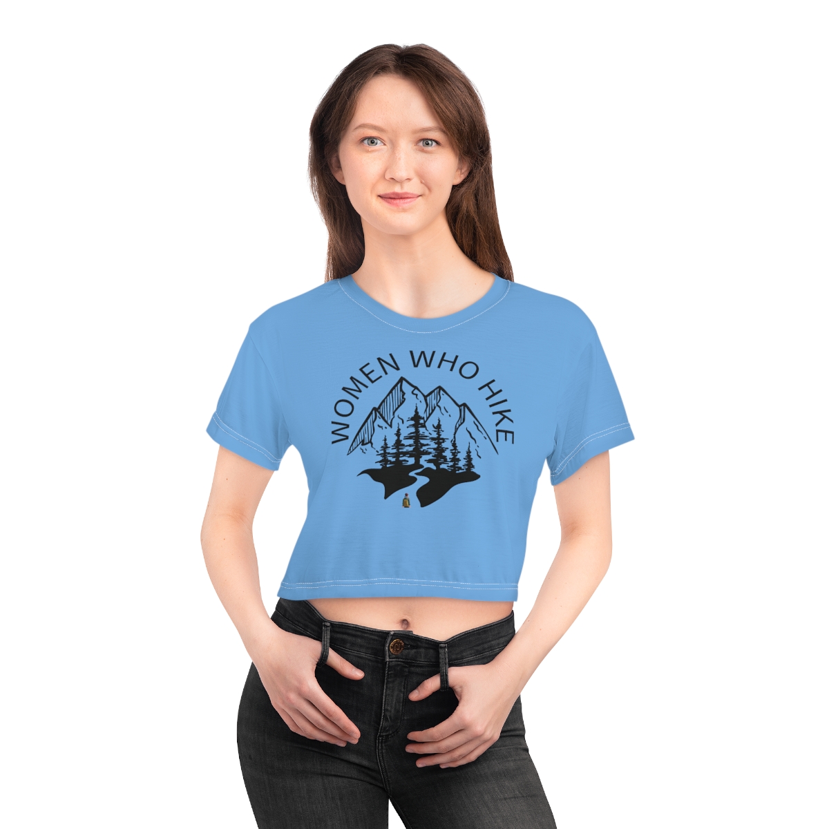 Women Who Hike Crop Tee - Image 23