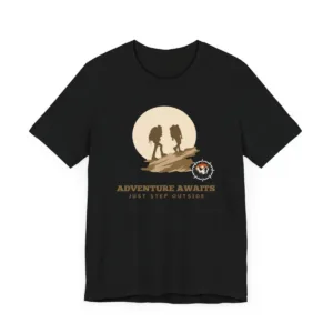 Adventure Awaits Unisex Jersey Short Sleeve Tee
